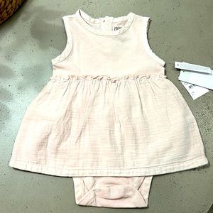 BNWT 12 months pink dress onsie